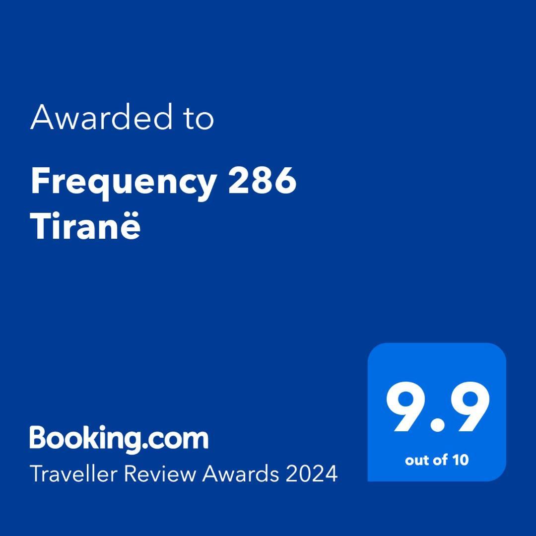 Frequency 286 Tirane Apartman Kültér fotó